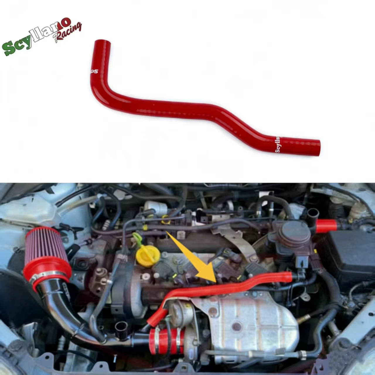 Kits de tubes d'accessoires automobiles pour Fiat Abarth 500 / Grande Punto / Alfa Romeo MiTo