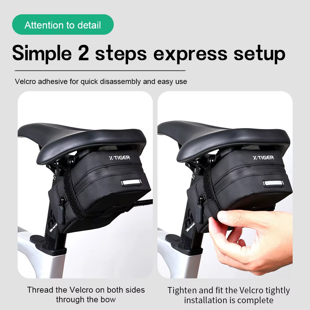 X-TIGER sac de vélo Mini sac arrière Portable Kit d'outils de vélo de route de montagne grande capacité sac de vélo de sport étanche sac à dos de sport