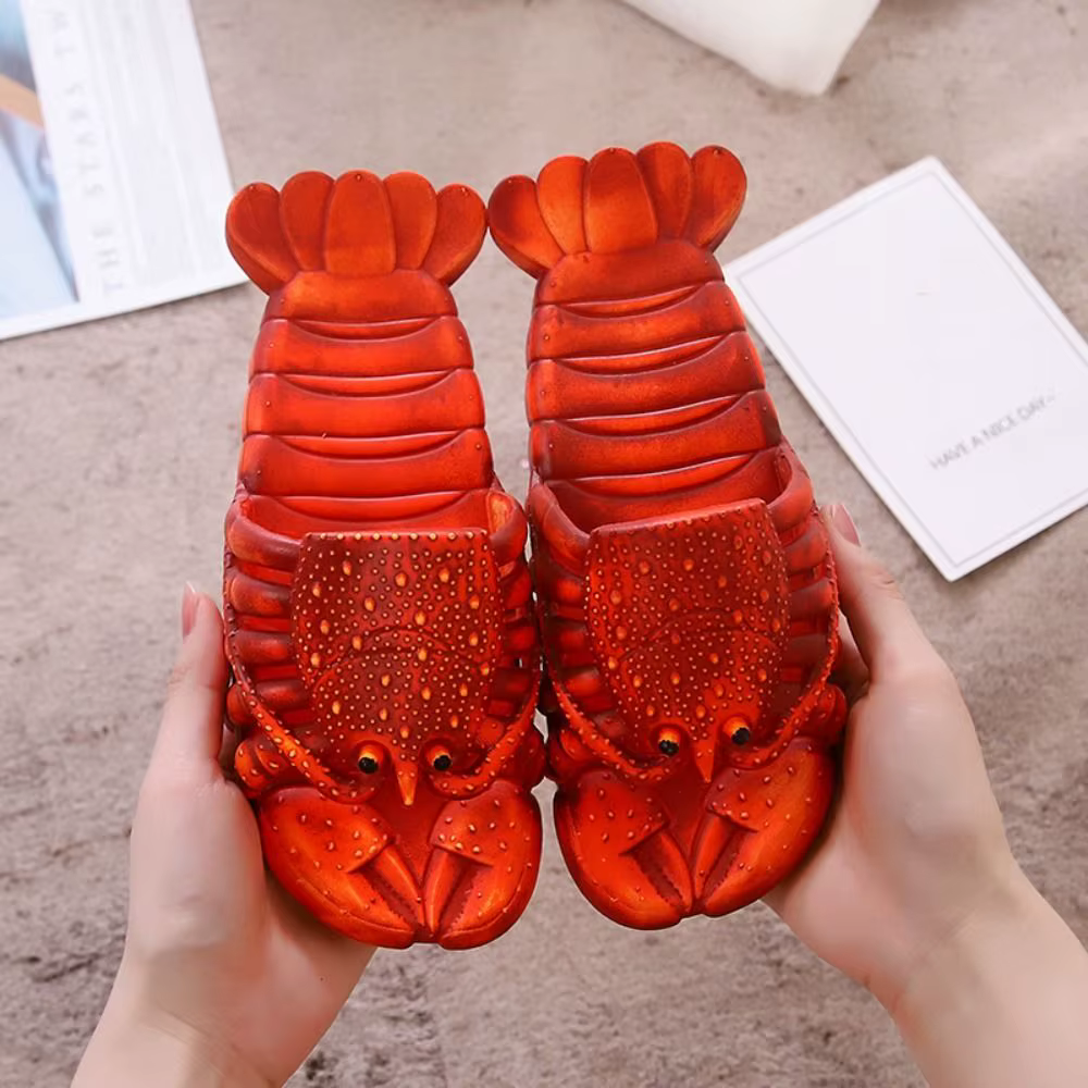 Pantoufles de homard confortables et antidérapantes