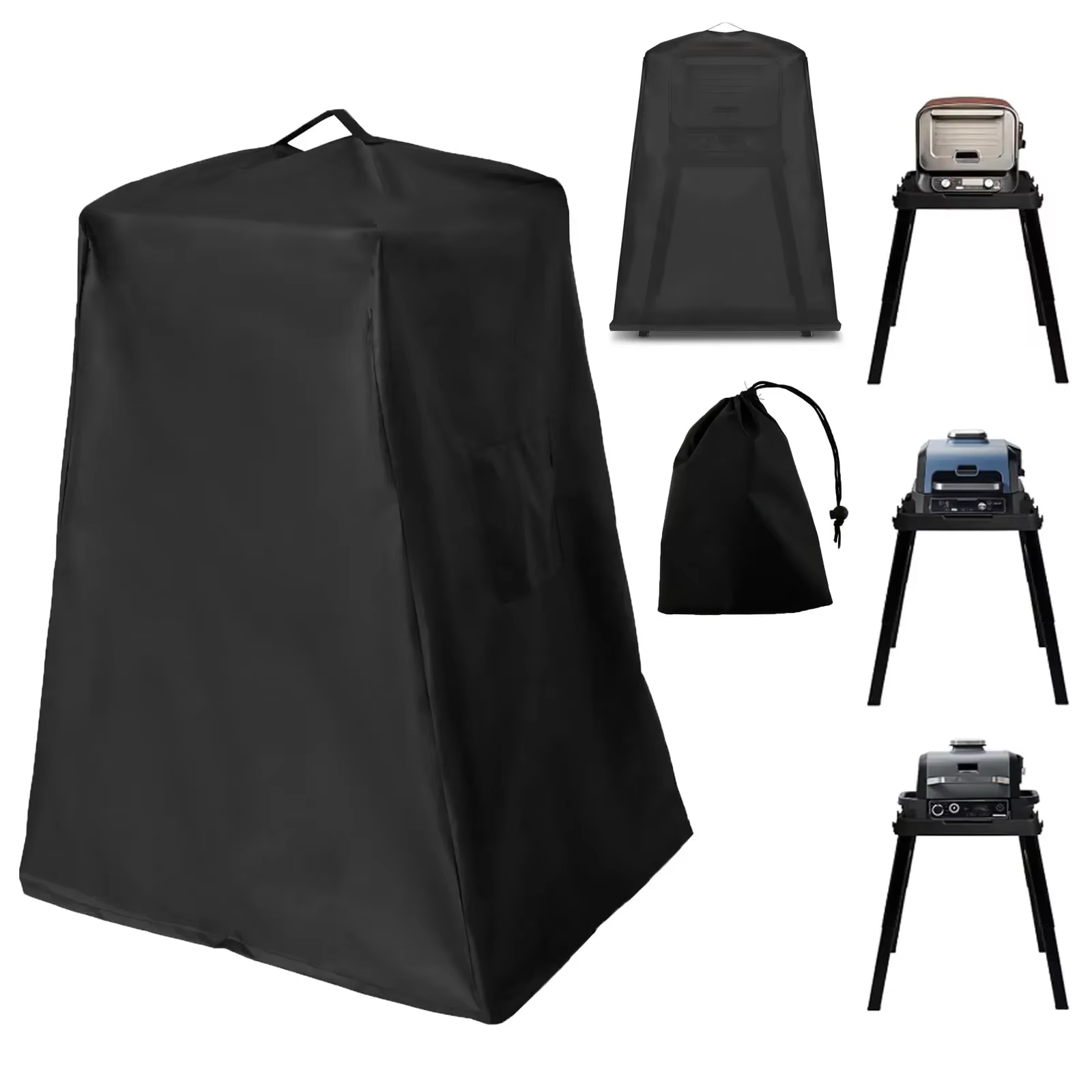 Housse de four à Pizza 8 en 1, pour Ninja OO101 Woodfire, pour four à Pizza extérieur, tissu Oxford, imperméable, anti-poussière, accessoires pour barbecue, nouveau