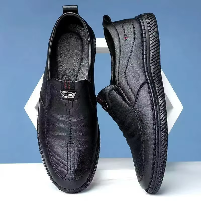 2025 chaussures en cuir d'affaires mocassins