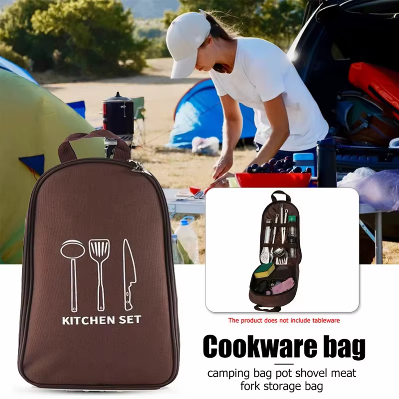 Sac de rangement portable pour ustensiles de cuisine