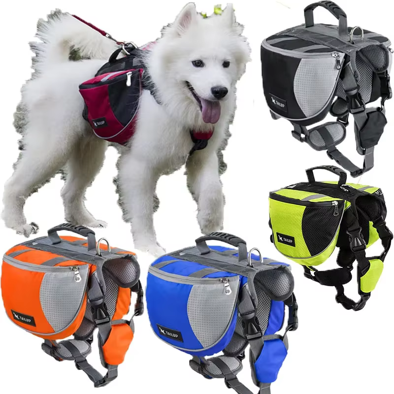 Sac à dos réfléchissant pour chien