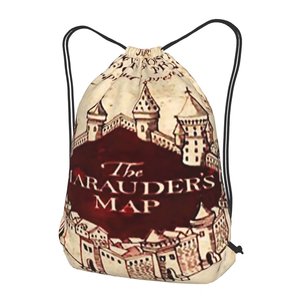 Sacs à dos Marauders Magic Map, sacs à cordon multifonctions, sacs de sport, sacs à livres pour homme et femme, pour l'école