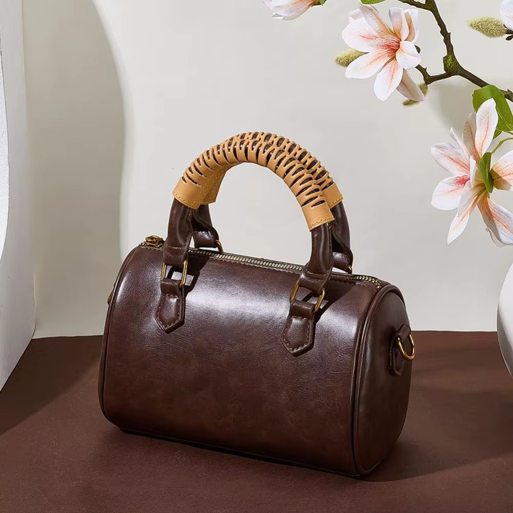 Lot de 2 protège-poignées de sac à main en cuir souple