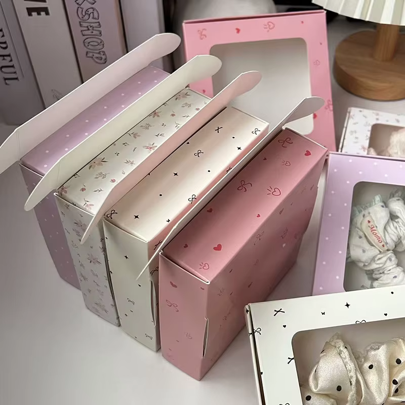Boîte-cadeau carrée, présentoir de bijoux