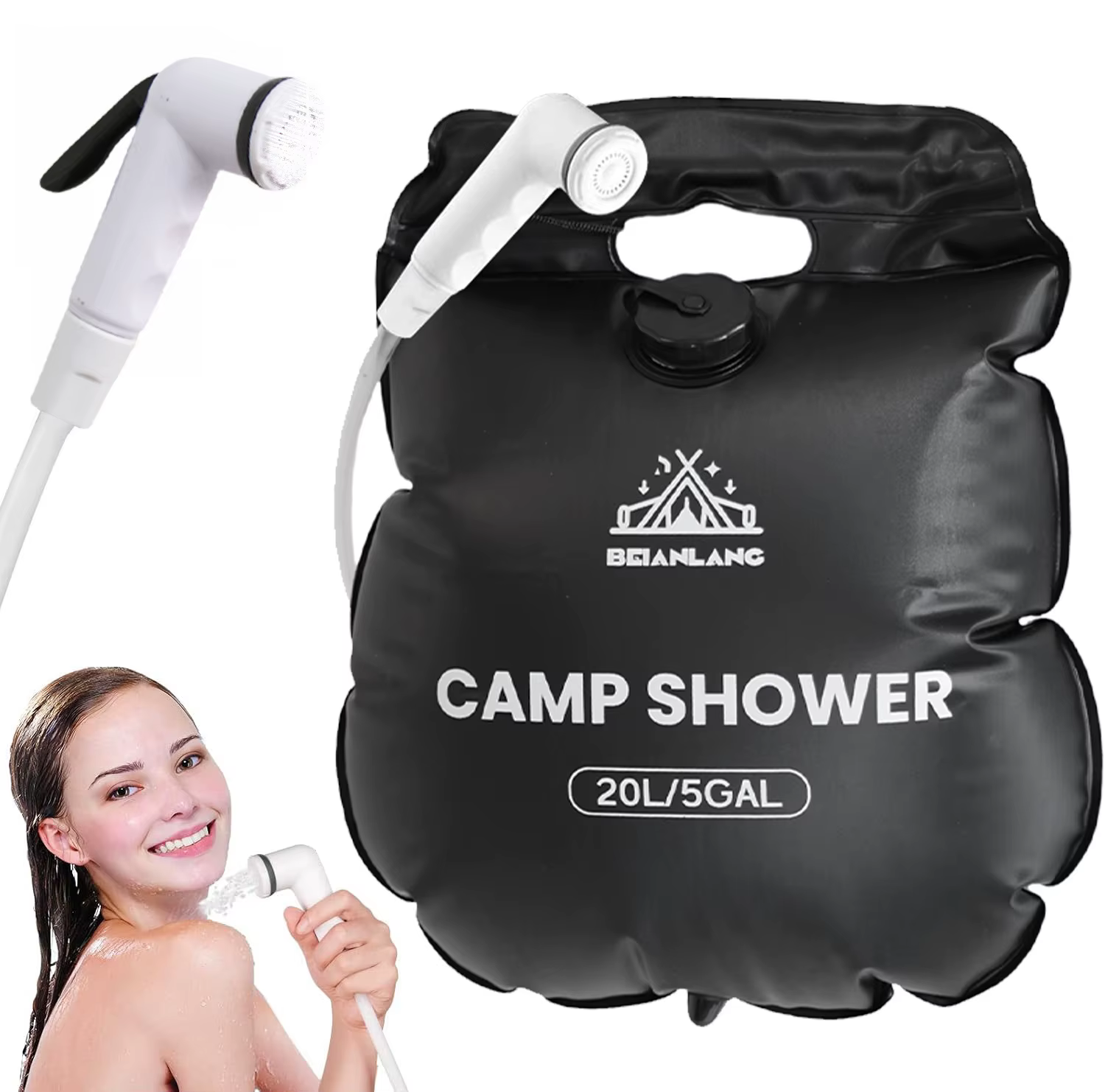 Sac de douche solaire 20L/5.3 Gallons