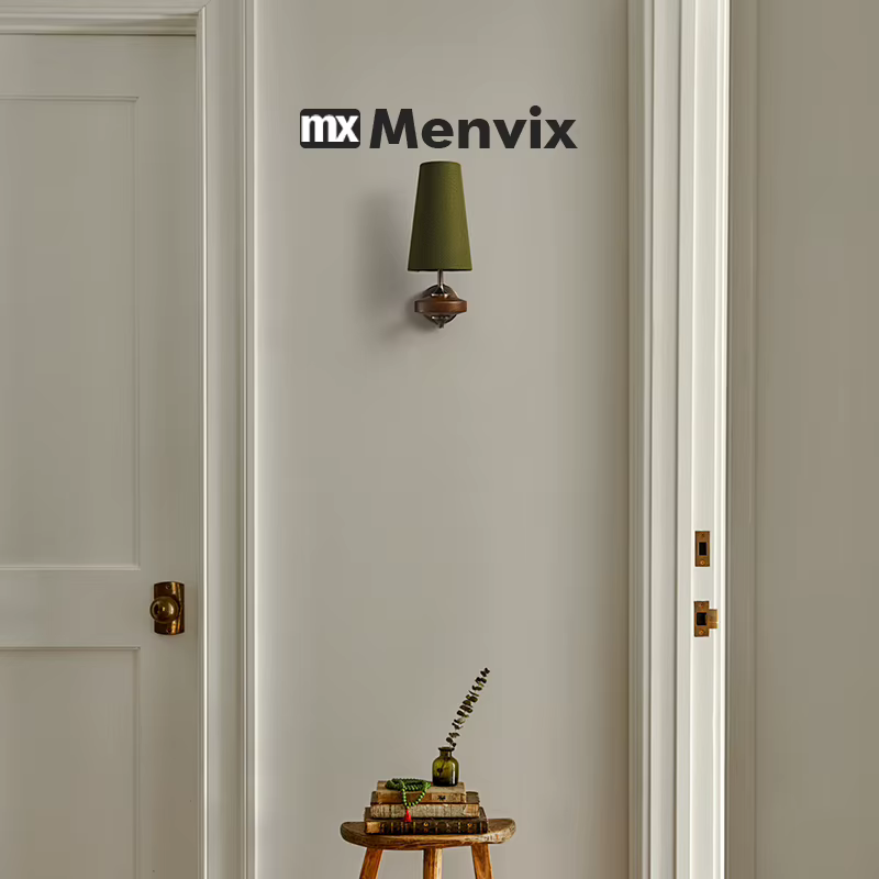 Menvix – applique murale française Vintage en bois massif