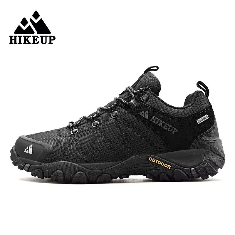 HIKEUP chaussures de randonnée antidérapantes pour hommes vêtements de plein air respirants résistant aux éclaboussures
