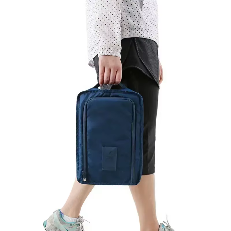 Sacs à chaussures portables, supports de voyage, sac à main de rangement pliable multifonction, Mini pochette à chaussures de couleur unie de grande capacité, organisateur