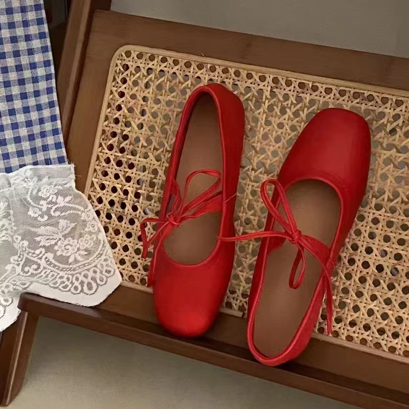 Taille 34-43 femmes chaussures en cuir véritable