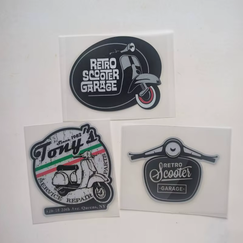 Autocollants de Scooter rétro autocollants de moto réfléchissants autocollants en vinyle course adaptés pour PIAGGIO VESPA style de voiture de moto