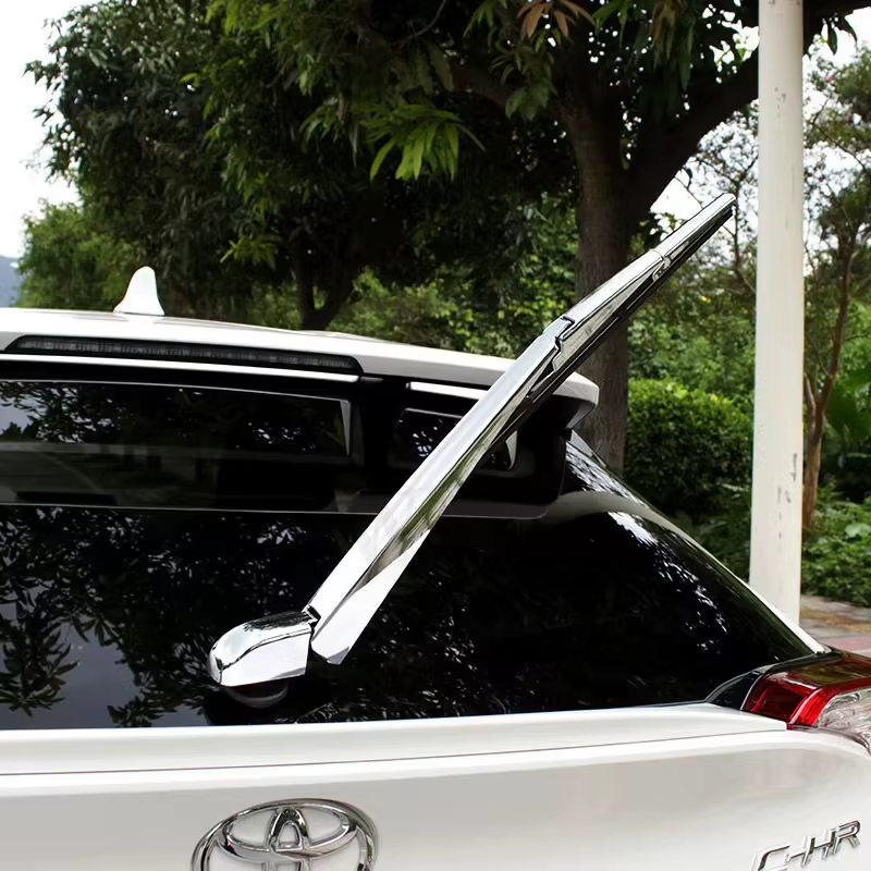 Pour Toyota C-HR CHR 2016 2017 2018 2019 2020 2021 2022 ABS Chrome Coffre Arrière Fenêtre Bras D'essuie-Glace Lame Couverture Garniture Accessoires