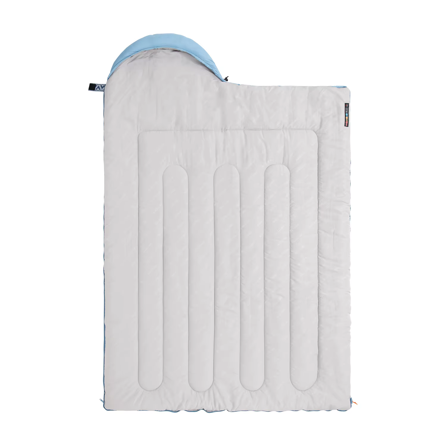 Natureifa-Sac de Couchage Portable pour l'Extérieur, Enveloppe d'Épissure, Confortable, Respirant, Voyage de Camp, Ultraléger avec Chapeau