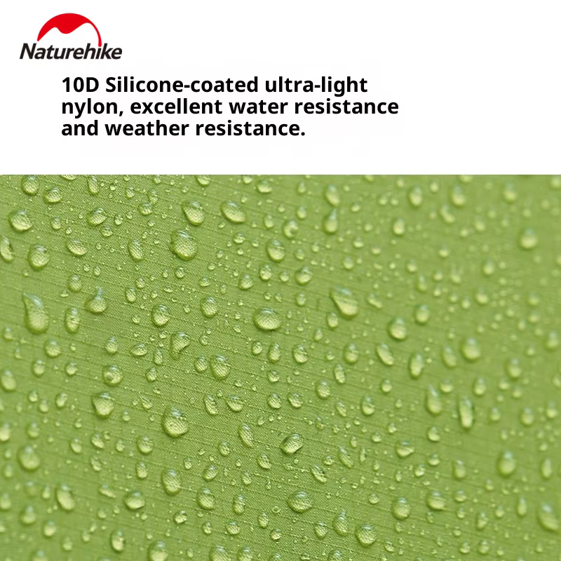 Tente de randonnée Naturehike Star Trail EXT 10D en nylon enduit de silicone ultra-léger, résistance aux intempéries niveau 7, résistance au vent, autoportante