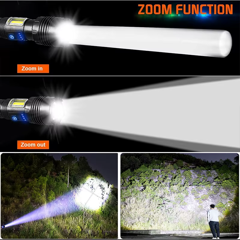 100000000LM lampe de poche Super puissante lampes