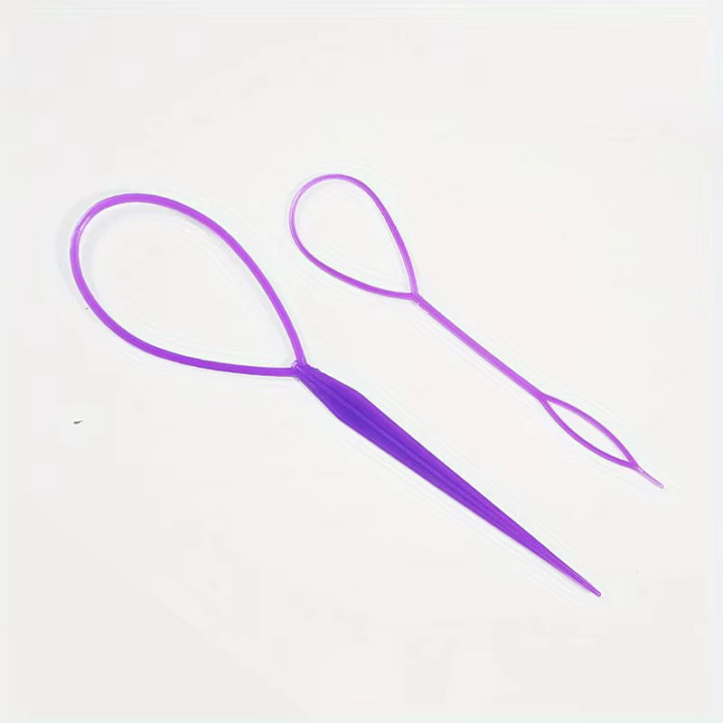 Outil de fabrication de tresses, outil queue de cheval, anneau d'outil de tresse française, utilisé pour la coiffure, adapté aux femmes, usage domestique