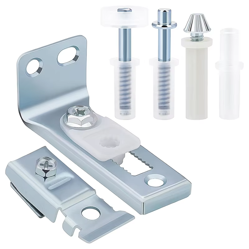 Kit complet de quincaillerie pour porte pliante pour placard coulissant – Supports essentiels