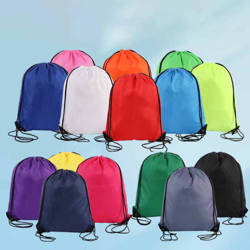Sac à cordon imperméable 5/10/20, sac à dos réutilisable pour marathon, sac de rangement pour le basketball et le football pour étudiants, logo personnalisable
