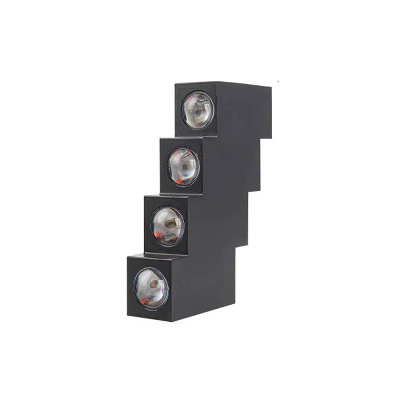Applique murale extérieure étanche, éclairage mural bidirectionnel, lampe LED moderne pour cour