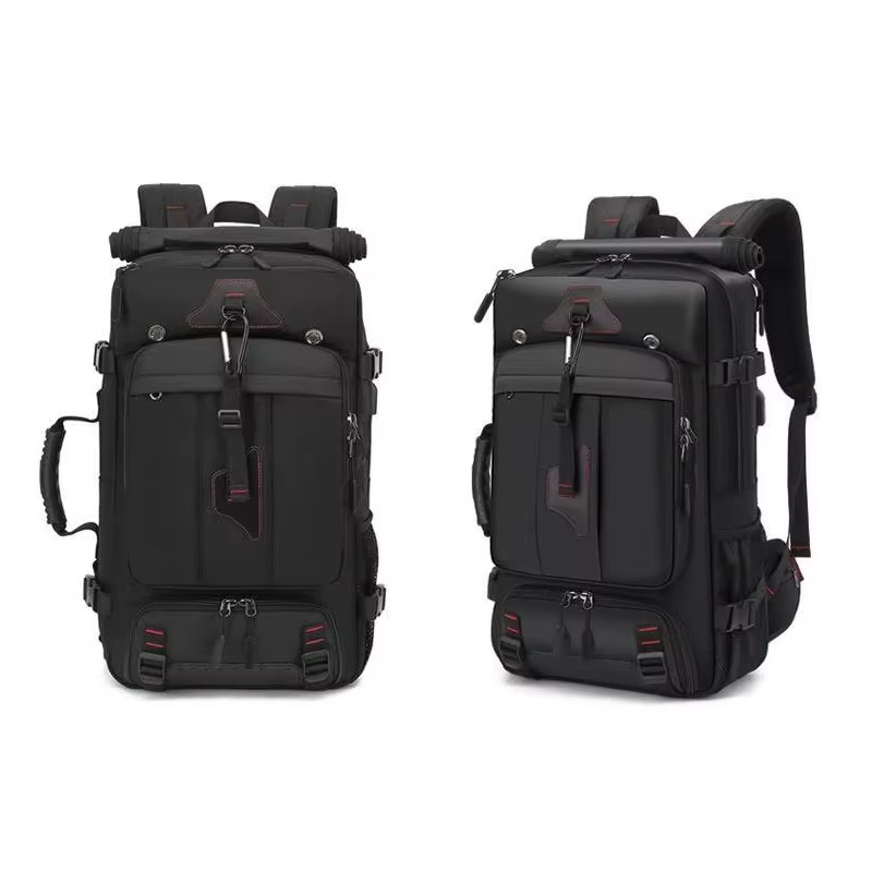 Sac à dos de voyage grande capacité, compartiment à bagages convertible avec compartiment à chaussures indépendant, compartiment pour ordinateur portable de 15,6 pouces
