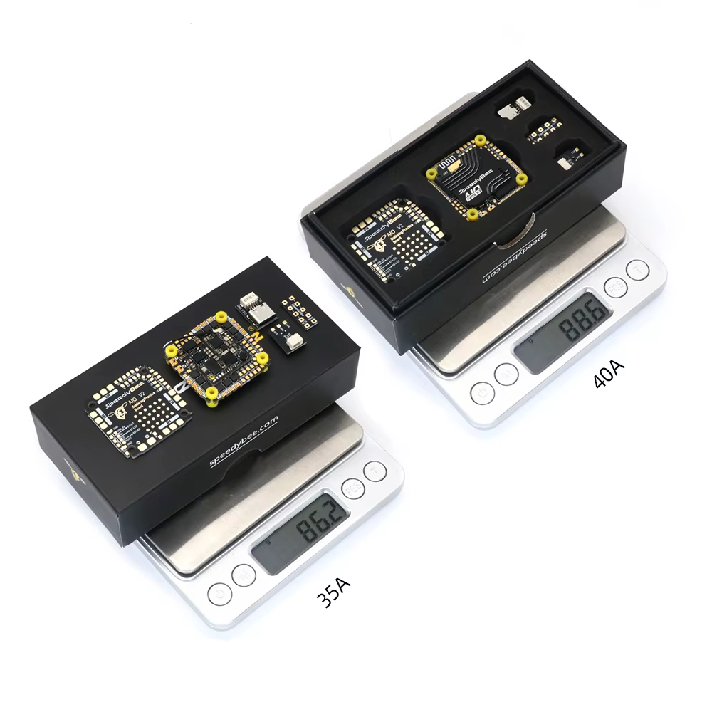 Contrôleur de vol et ESC intégré SpeedyBee F405 AIO V2 35A 40A Blue-jay 25.5x25.5 3-6S pour modèle d'avion
