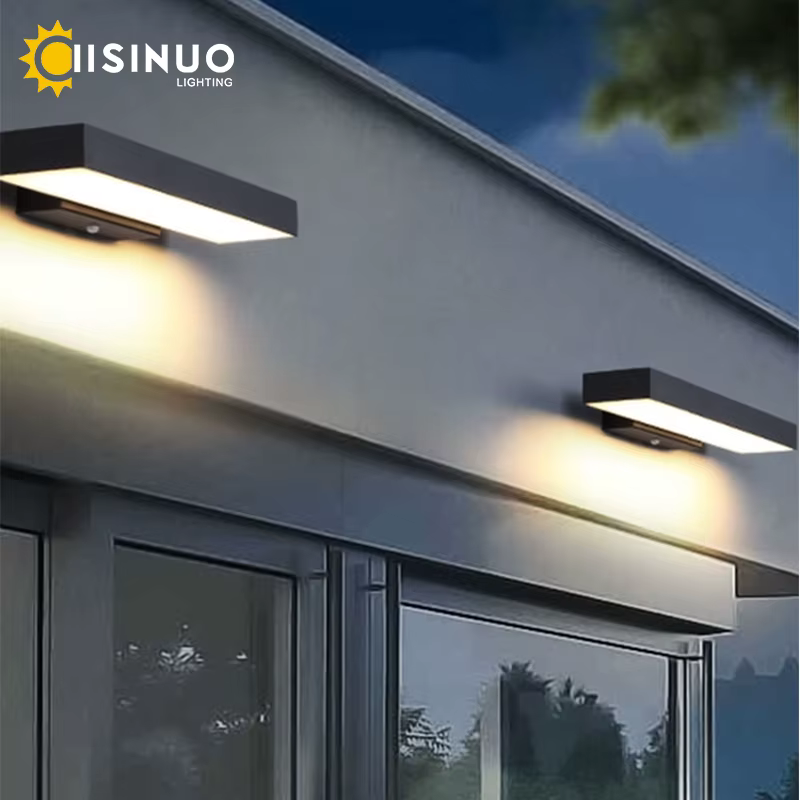 LED crépuscule à l'aube capteur de mouvement lumières extérieures appliques murales