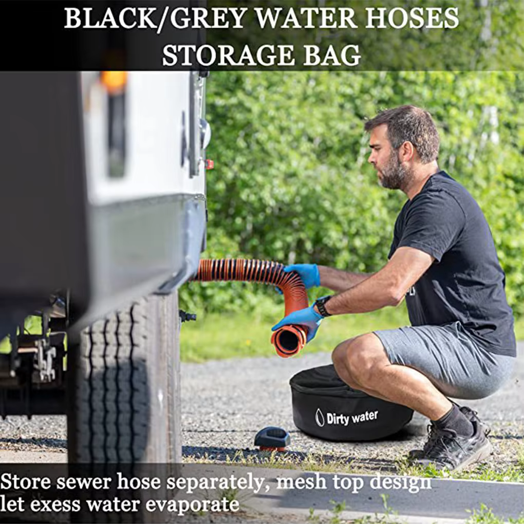 Sac de rangement pour tuyau d'eau pour camping-car