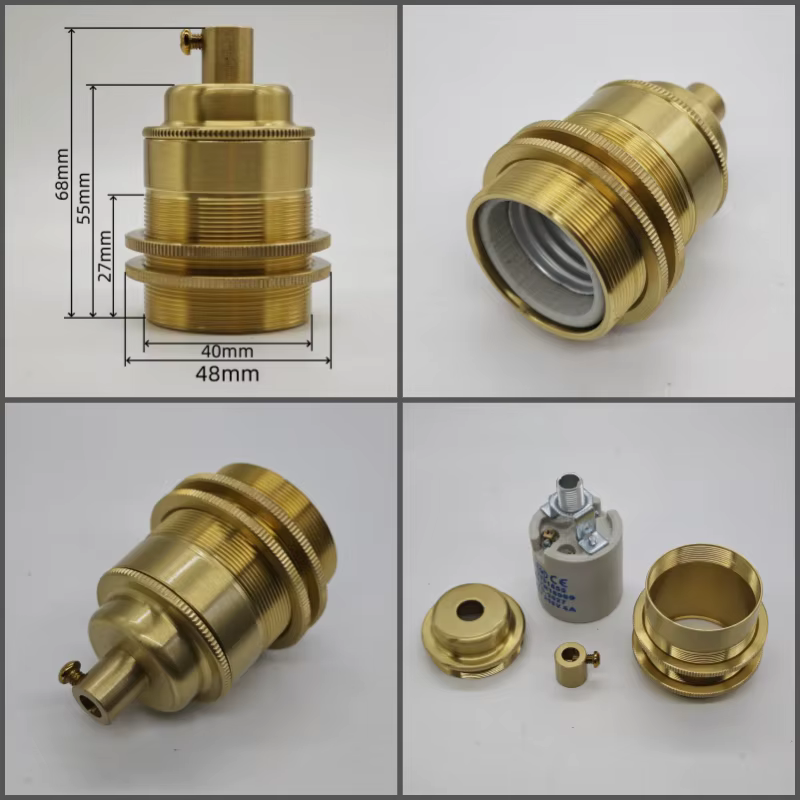 Support de lampe Edison DIY pour abat-jour