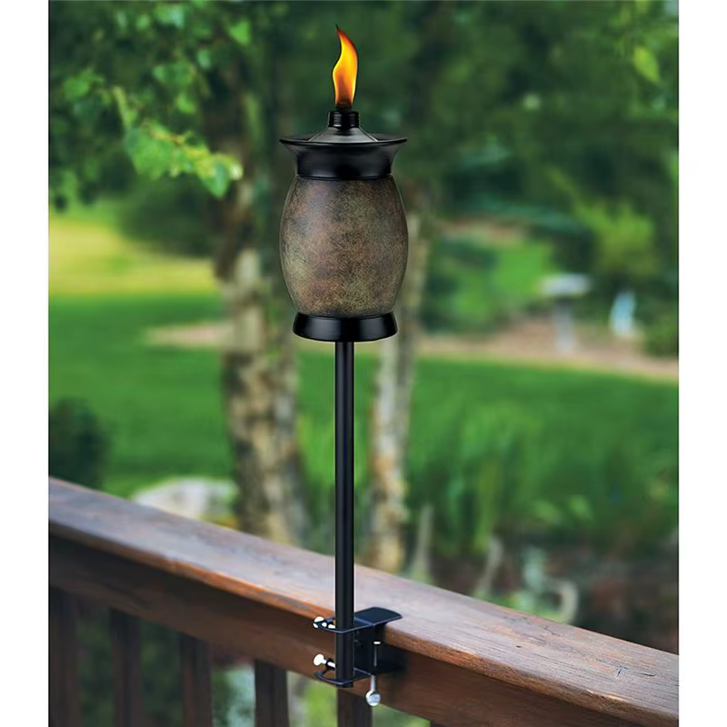 Pince de pont en métal noir, accessoire fiable pour Torches, Clip fixe I, cadre décoratif, Clip de fixation