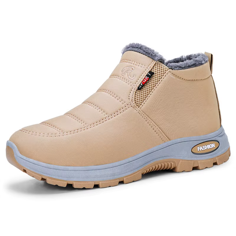 Hiver 2025 nouvelles chaussures en coton pour hommes et femmes avec velours épais et bottes de neige chaudes bottes courtes coupe-vent pour couple anti-dérapant