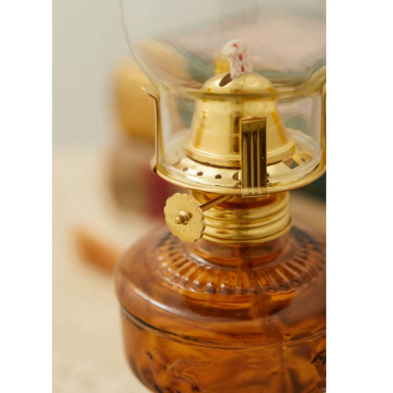 MEMEOKON L555 abat-jour en verre lampe à kérosène mèches vintage décor à la maison éclairage