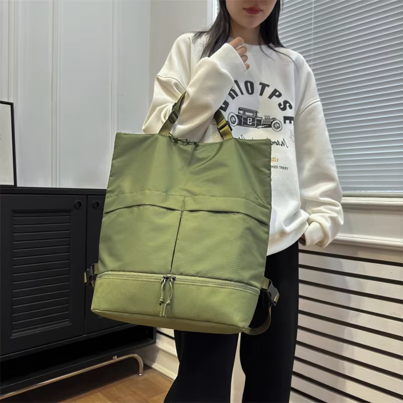 Sac à Dos en Nylon Vert Armée pour Homme et Femme