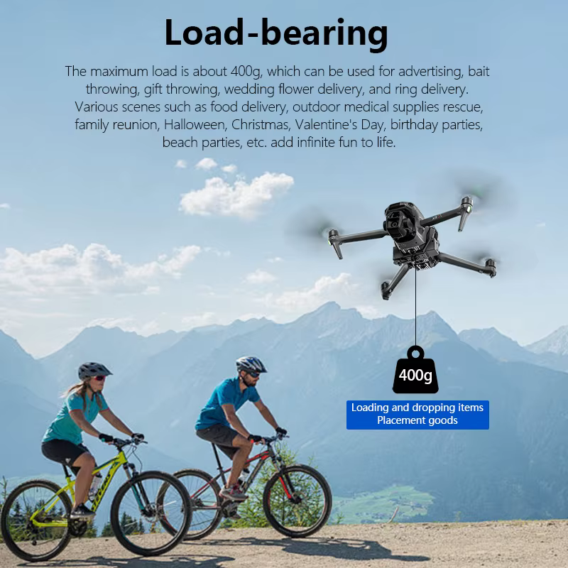 Système de largage aérien amélioré 12KM pour accessoires de drone DJI Air 3S, dispositif de transport de charge utile pour drone DJI Air 3