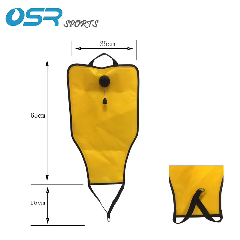 Sac de levage de plongée sous-marine avec assujetde décharge, équipement de flottation, sac de récupération de plongée en apnée sous-marine, 30 artériels