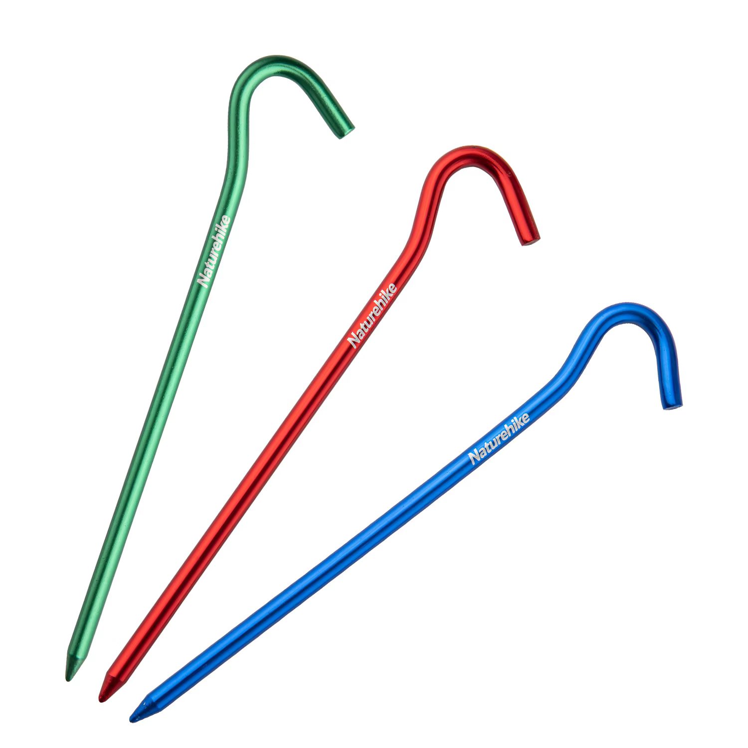 Naturehike – Lot de 8 piquets de tente de camping pour extérieur