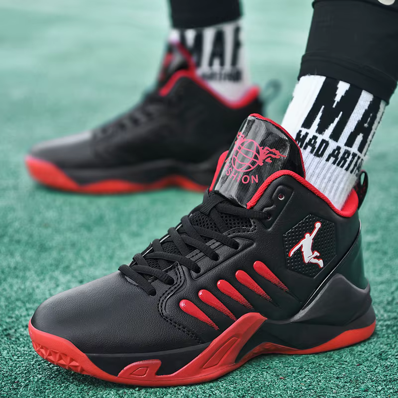 Chaussures de basket-ball respirantes coordonnantes pour hommes et femmes, chaussures de course portables, baskets athlétiques d'entraînement de gym, anti-baume