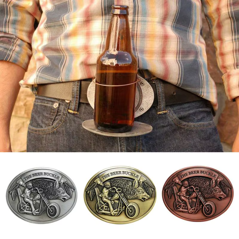 Porte-bière avec boucle de ceinture