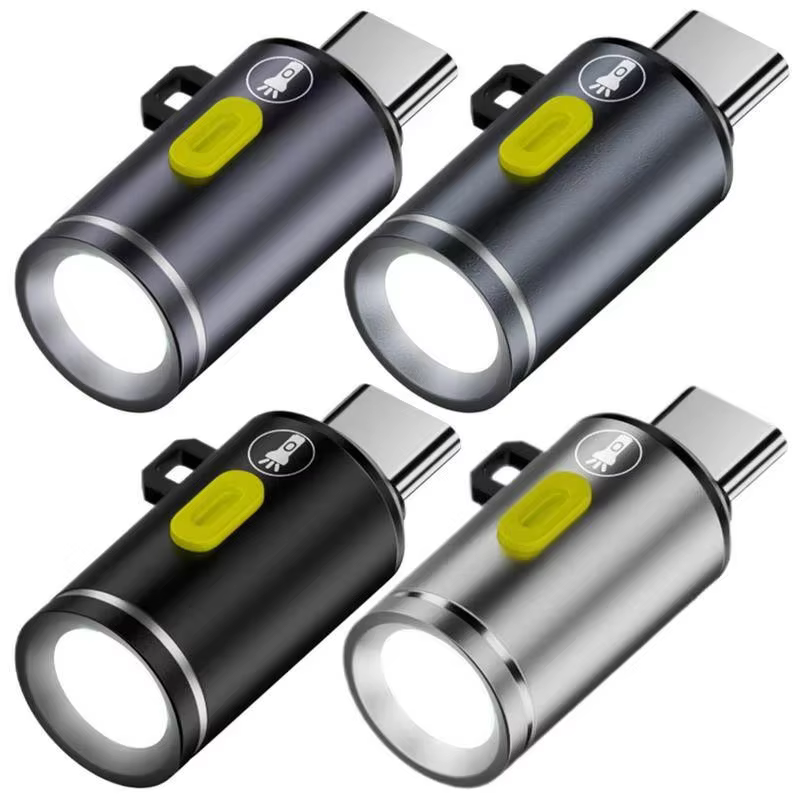 Lampe de poche LED de type C pour le camping