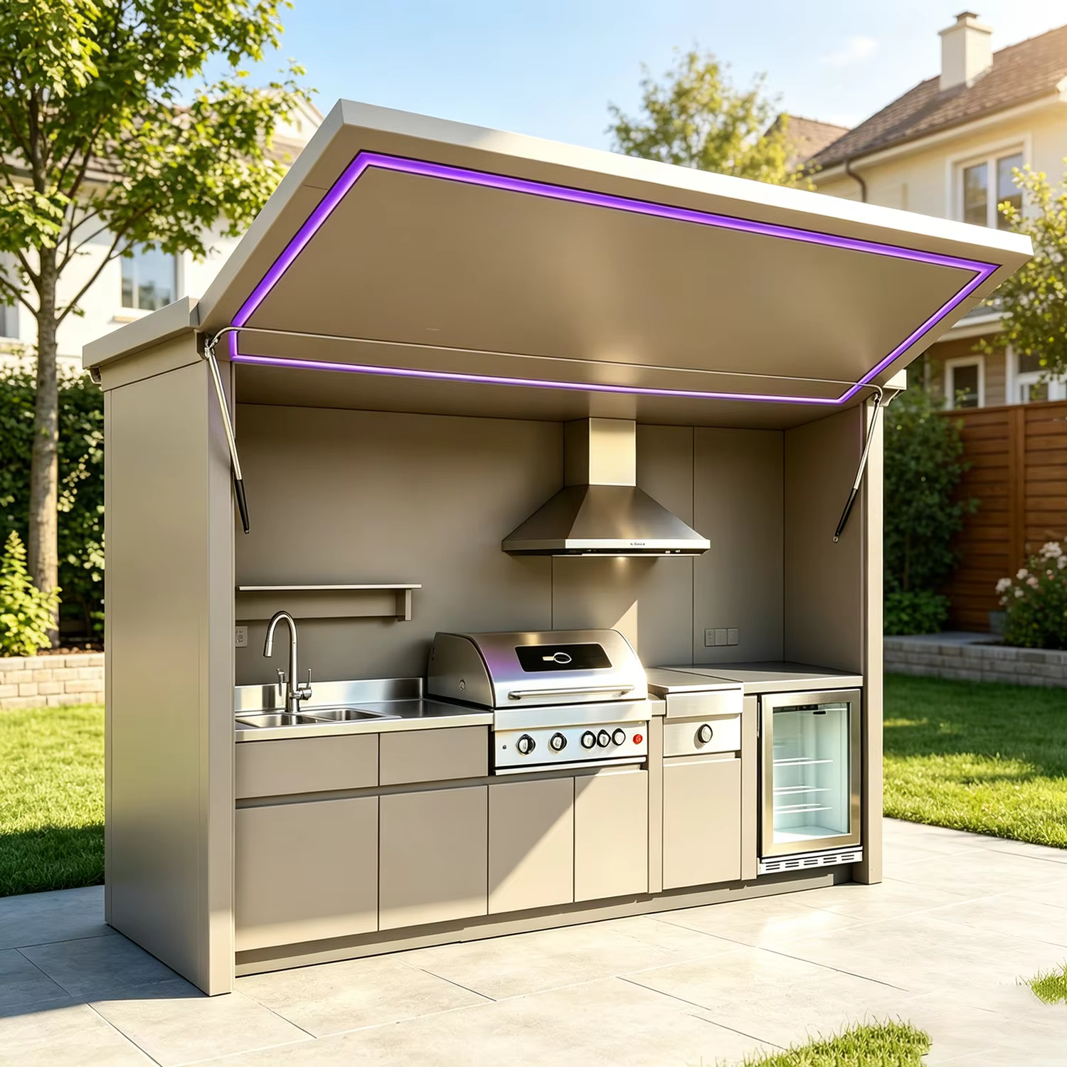 Cuisine extérieure pratique complète