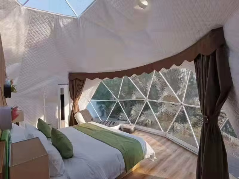 Tente dôme de luxe haut de gamme