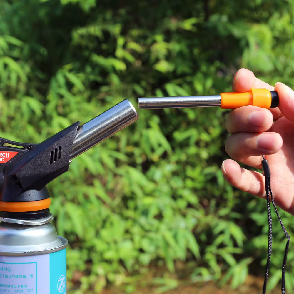 Allumage électrique portable pour réchaud de camping