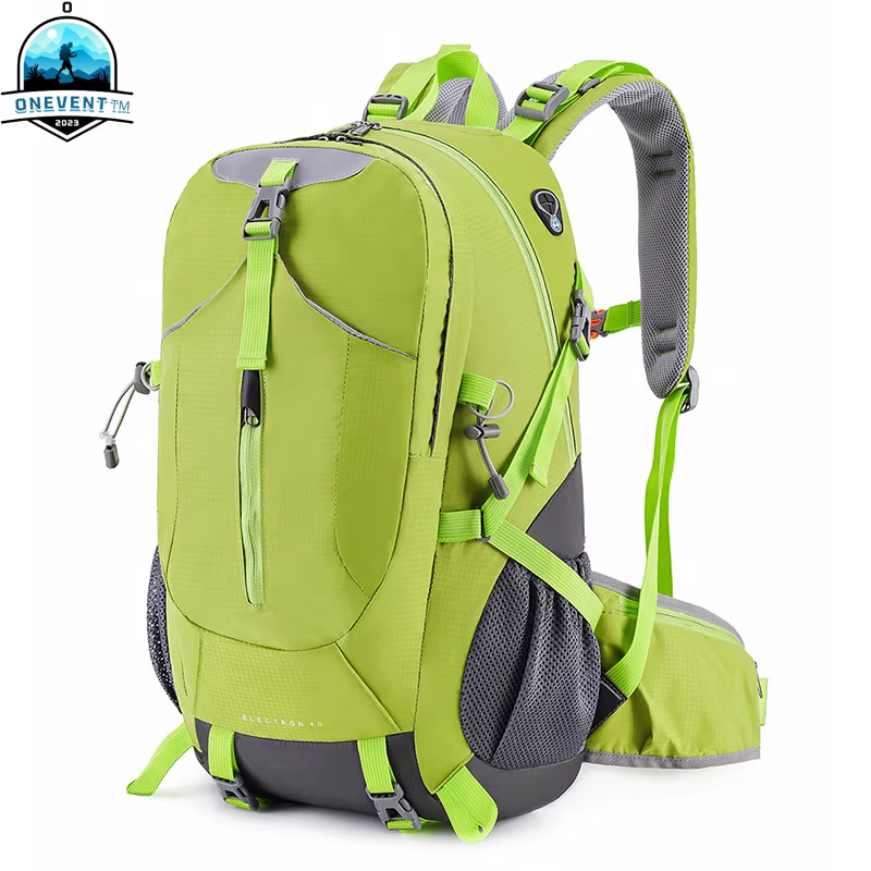 Sac à dos de voyage de couleur unie 40L pour sports de plein air