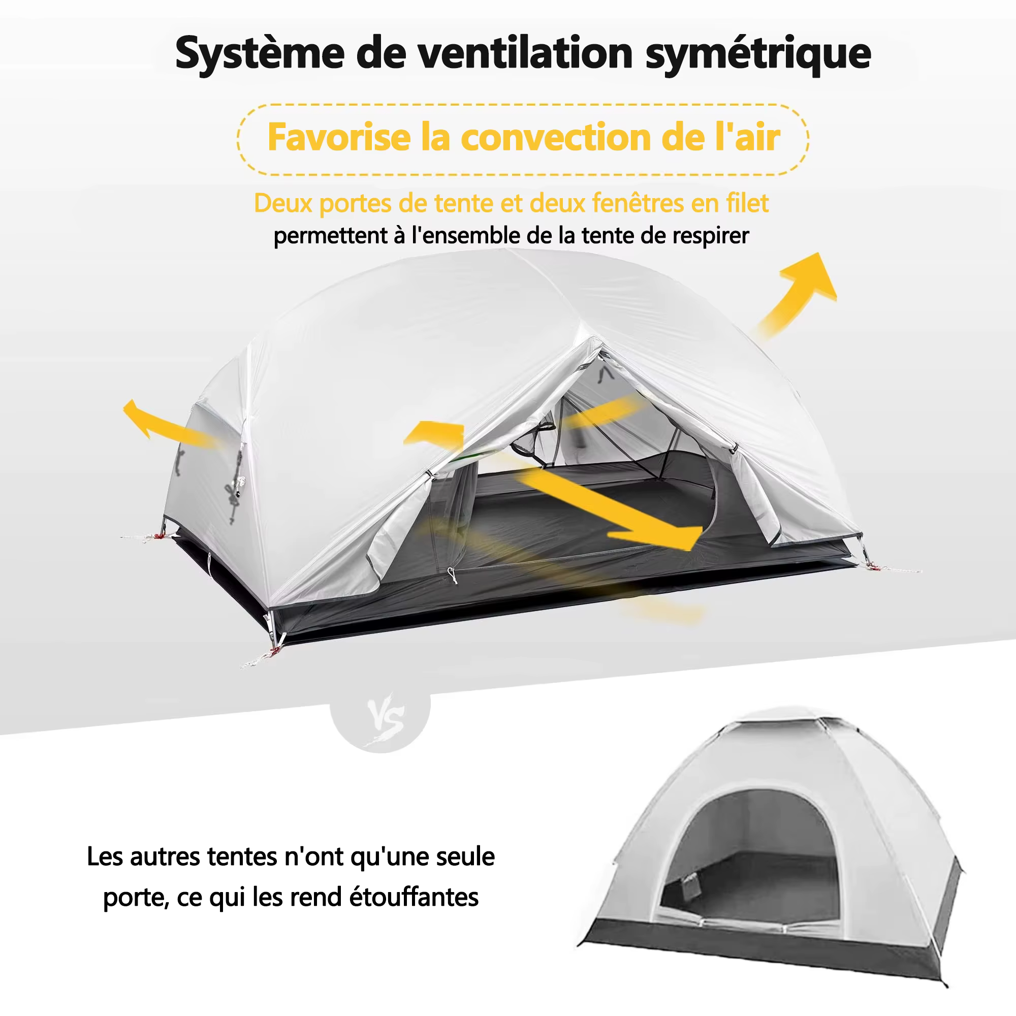 Tente de camping Naturehike Mongar 2