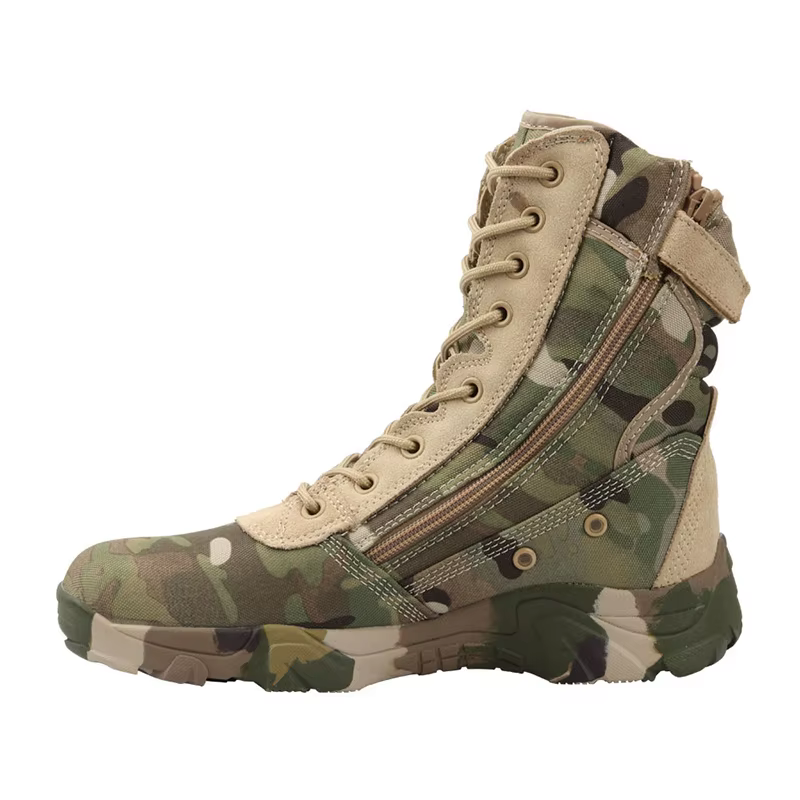 Jungle CamSolomon-Bottes de randonnée légères camouflage pour hommes et femmes