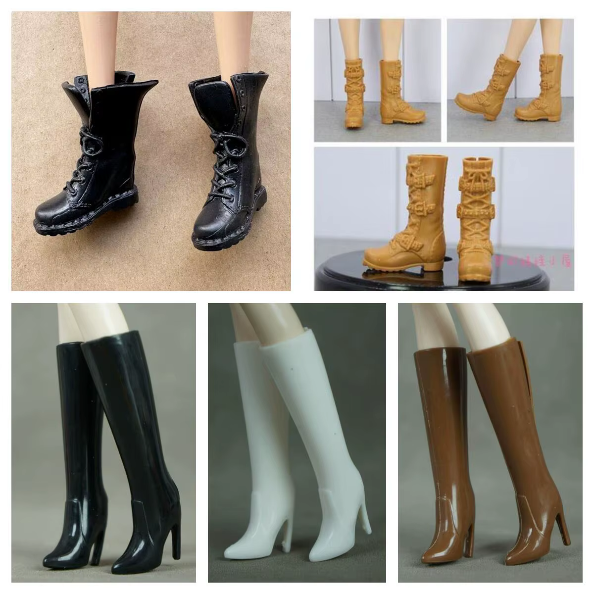 Chaussures de poupée 1/6, bottes de haute qualité, talons hauts, chaussures de sport, accessoires de bricolage pour poupée