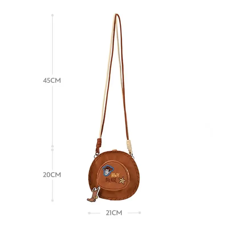 Sac bandoulière polyvalent en forme de chapeau de cowboy Woody de Toy Story
