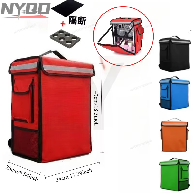 Sac de livraison de nourriture pour moto 42L