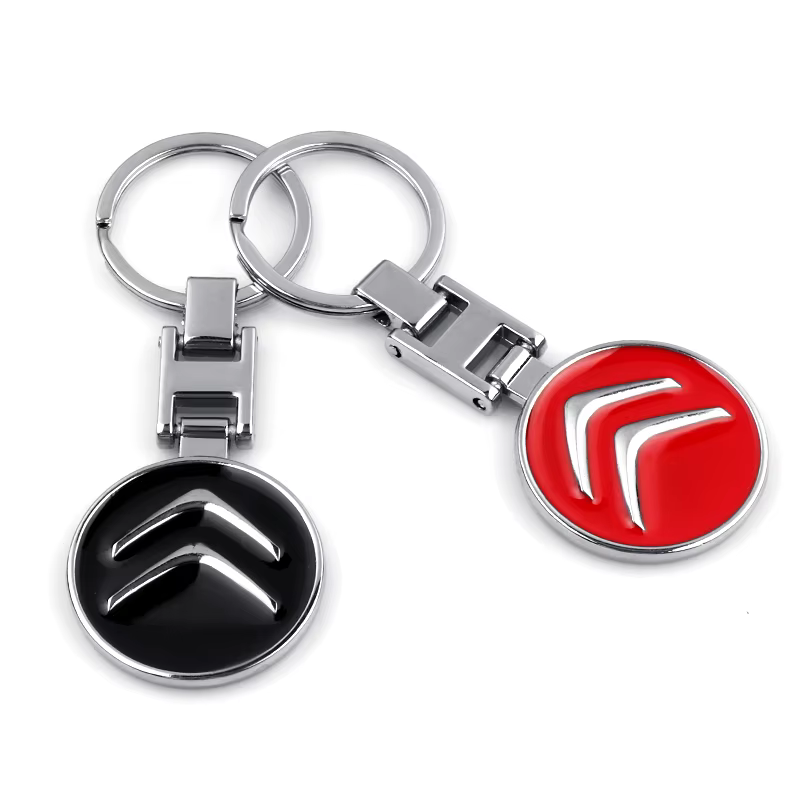 Porte-clés creux en métal pour voiture, 1 pièce, accessoires pour citroën C1 C2 C3 C4 Grand Picasso C4L C5 C-ELYSEE Berlingo Cactus DS