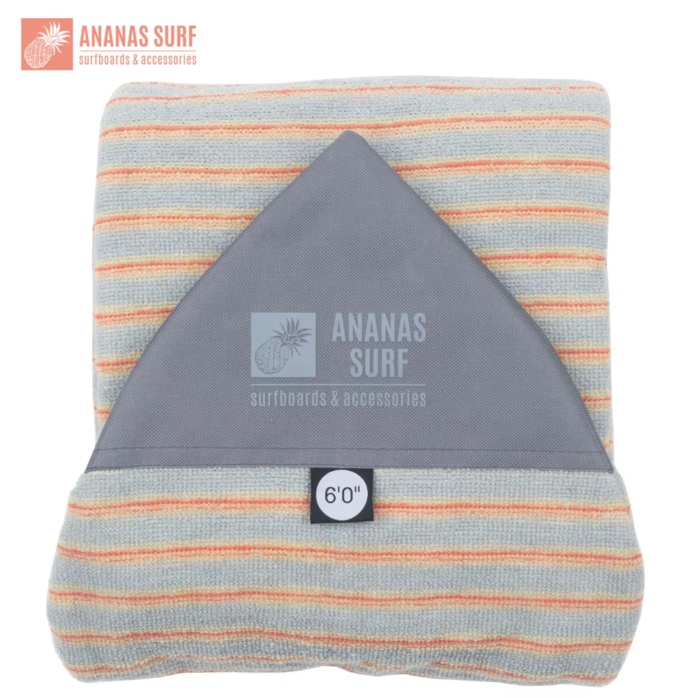 Ananas Surf Surfboard Sock, Soft Cover Bag, Kite Wakesurf Foil Board Protective Fabric, Point Antarctique, 6'0 ", 185 cm
